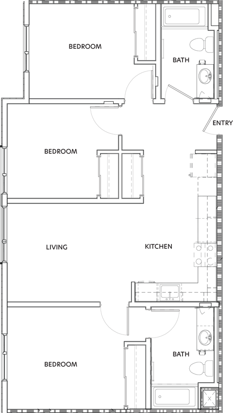 stony oaks 3 x 2 952sf A